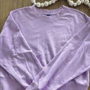 Old Navy Lavender Crewneck Sweatshirt, Size S